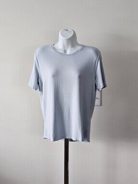 Majestic Filatures Soft Touch Tee Light Blue Brand Size 2 or Medium
